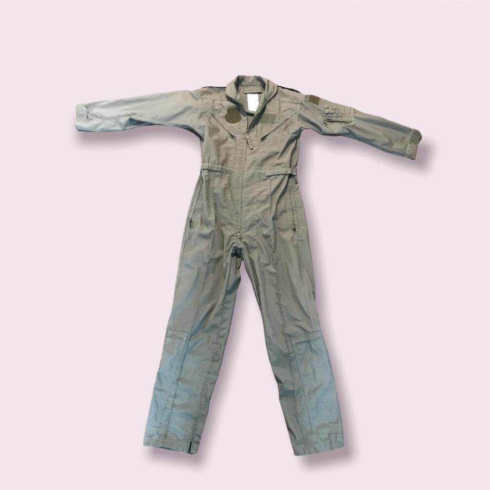 Vintage Military Army Jumper Jumpsuit sage green size 38R